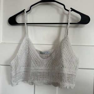 Knitted Cropped Top 🤍